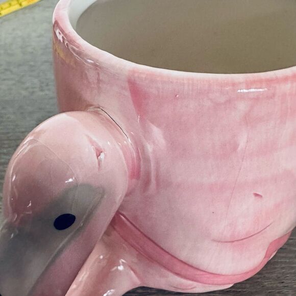 Flamingo The Critter Collection Sheffield Home Coffee Mug Cup Planter - Picture 4 of 5